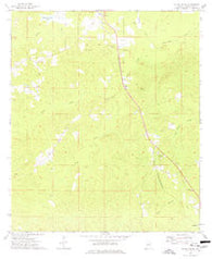 Millry South Alabama Historical topographic map, 1:24000 scale, 7.5 X 7.5 Minute, Year 1974