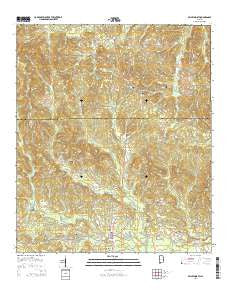 Millry North Alabama Current topographic map, 1:24000 scale, 7.5 X 7.5 Minute, Year 2014