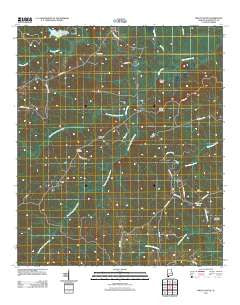 Millry South Alabama Historical topographic map, 1:24000 scale, 7.5 X 7.5 Minute, Year 2011