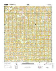 Milltown Alabama Current topographic map, 1:24000 scale, 7.5 X 7.5 Minute, Year 2014
