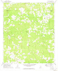 Milltown Alabama Historical topographic map, 1:24000 scale, 7.5 X 7.5 Minute, Year 1969
