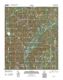 Milton Alabama Historical topographic map, 1:24000 scale, 7.5 X 7.5 Minute, Year 2011