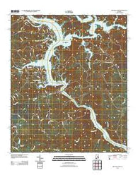 Mitchell Dam Alabama Historical topographic map, 1:24000 scale, 7.5 X 7.5 Minute, Year 2011