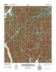 Mitchell Dam NW Alabama Historical topographic map, 1:24000 scale, 7.5 X 7.5 Minute, Year 2011
