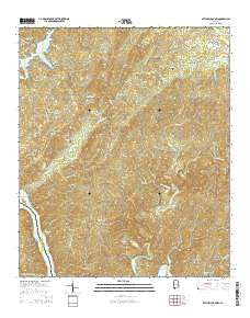Mitchell Dam NW Alabama Current topographic map, 1:24000 scale, 7.5 X 7.5 Minute, Year 2014