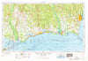 Mobile Alabama Historical topographic map, 1:250000 scale, 1 X 2 Degree, Year 1953
