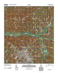 Monroeville Alabama Historical topographic map, 1:24000 scale, 7.5 X 7.5 Minute, Year 2011