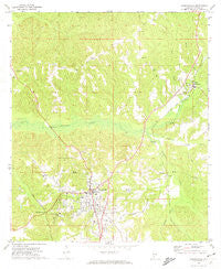 Monroeville Alabama Historical topographic map, 1:24000 scale, 7.5 X 7.5 Minute, Year 1972