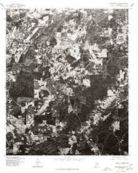 Montevallo SE Alabama Historical topographic map, 1:24000 scale, 7.5 X 7.5 Minute, Year 1975