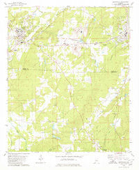 Montevallo Alabama Historical topographic map, 1:24000 scale, 7.5 X 7.5 Minute, Year 1980