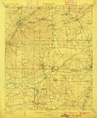 Montevallo Alabama Historical topographic map, 1:62500 scale, 15 X 15 Minute, Year 1910