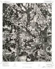 Montgomery NW Alabama Historical topographic map, 1:24000 scale, 7.5 X 7.5 Minute, Year 1975