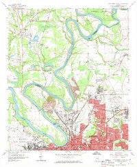 Montgomery North Alabama Historical topographic map, 1:24000 scale, 7.5 X 7.5 Minute, Year 1958
