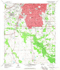 Montgomery South Alabama Historical topographic map, 1:24000 scale, 7.5 X 7.5 Minute, Year 1958