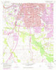 Montgomery South Alabama Historical topographic map, 1:24000 scale, 7.5 X 7.5 Minute, Year 1958