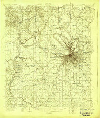 Montgomery Alabama Historical topographic map, 1:48000 scale, 15 X 15 Minute, Year 1927