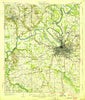 Montgomery Alabama Historical topographic map, 1:62500 scale, 15 X 15 Minute, Year 1930
