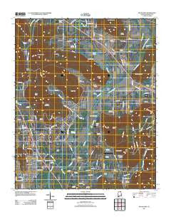 Moontown Alabama Historical topographic map, 1:24000 scale, 7.5 X 7.5 Minute, Year 2011
