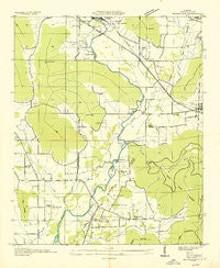 Moontown Alabama Historical topographic map, 1:24000 scale, 7.5 X 7.5 Minute, Year 1936