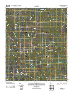 Moorefield Alabama Historical topographic map, 1:24000 scale, 7.5 X 7.5 Minute, Year 2011