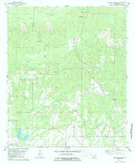 Morgan Springs Alabama Historical topographic map, 1:24000 scale, 7.5 X 7.5 Minute, Year 1979