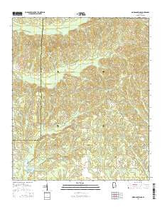 Morgan Springs Alabama Current topographic map, 1:24000 scale, 7.5 X 7.5 Minute, Year 2014