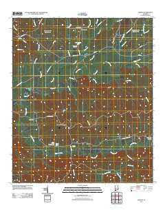 Morvin Alabama Historical topographic map, 1:24000 scale, 7.5 X 7.5 Minute, Year 2011