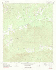 Morvin Alabama Historical topographic map, 1:24000 scale, 7.5 X 7.5 Minute, Year 1978
