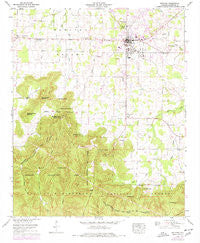 Moulton Alabama Historical topographic map, 1:24000 scale, 7.5 X 7.5 Minute, Year 1960
