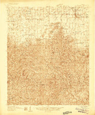 Moulton Alabama Historical topographic map, 1:48000 scale, 15 X 15 Minute, Year 1936