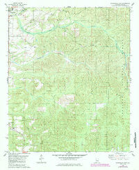 Moundville East Alabama Historical topographic map, 1:24000 scale, 7.5 X 7.5 Minute, Year 1980