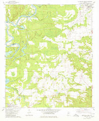 Moundville West Alabama Historical topographic map, 1:24000 scale, 7.5 X 7.5 Minute, Year 1980