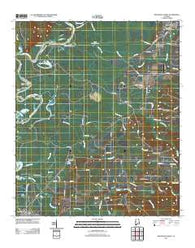 Moundville West Alabama Historical topographic map, 1:24000 scale, 7.5 X 7.5 Minute, Year 2011