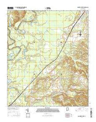Moundville West Alabama Current topographic map, 1:24000 scale, 7.5 X 7.5 Minute, Year 2014