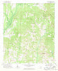 Mount Andrew Alabama Historical topographic map, 1:24000 scale, 7.5 X 7.5 Minute, Year 1968