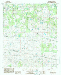 Mount Meigs Alabama Historical topographic map, 1:24000 scale, 7.5 X 7.5 Minute, Year 1987