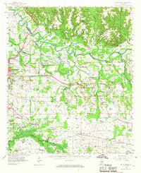 Mount Meigs Alabama Historical topographic map, 1:62500 scale, 15 X 15 Minute, Year 1958