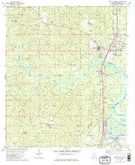 Mount Vernon Alabama Historical topographic map, 1:24000 scale, 7.5 X 7.5 Minute, Year 1982