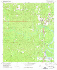 Mount Vernon Alabama Historical topographic map, 1:24000 scale, 7.5 X 7.5 Minute, Year 1982