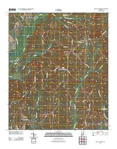 Mount Andrew Alabama Historical topographic map, 1:24000 scale, 7.5 X 7.5 Minute, Year 2011