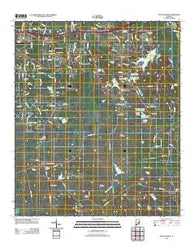 Mount Meigs Alabama Historical topographic map, 1:24000 scale, 7.5 X 7.5 Minute, Year 2012
