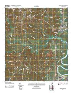 Mount Vernon Alabama Historical topographic map, 1:24000 scale, 7.5 X 7.5 Minute, Year 2011
