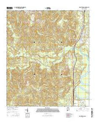 Mount Vernon Alabama Current topographic map, 1:24000 scale, 7.5 X 7.5 Minute, Year 2014