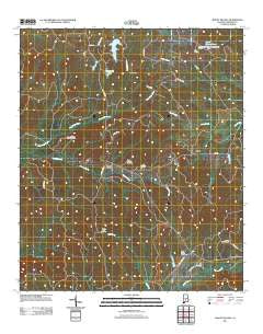 Mount Willing Alabama Historical topographic map, 1:24000 scale, 7.5 X 7.5 Minute, Year 2011