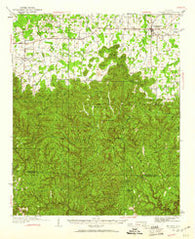 Mt Hope Alabama Historical topographic map, 1:62500 scale, 15 X 15 Minute, Year 1936