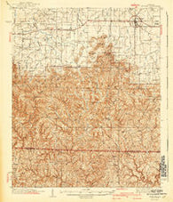 Mt Hope Alabama Historical topographic map, 1:62500 scale, 15 X 15 Minute, Year 1940