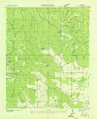 Mud Creek Alabama Historical topographic map, 1:24000 scale, 7.5 X 7.5 Minute, Year 1936