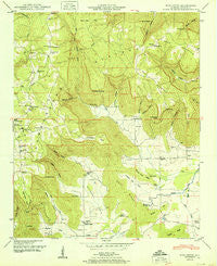 Mud Creek Alabama Historical topographic map, 1:24000 scale, 7.5 X 7.5 Minute, Year 1951