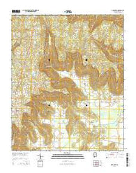 Mud Creek Alabama Current topographic map, 1:24000 scale, 7.5 X 7.5 Minute, Year 2014