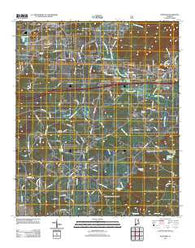 Munford Alabama Historical topographic map, 1:24000 scale, 7.5 X 7.5 Minute, Year 2011